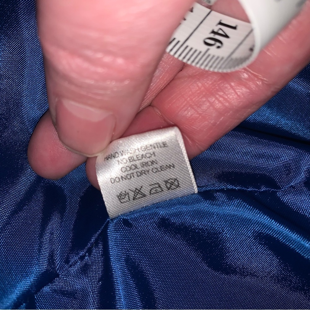 Erin London Blue and Gold Women's Jacket - Picture 8 of 12